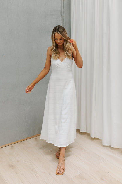 Hyacinth Maxi Dress - White No