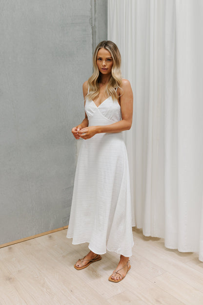 Hyacinth Maxi Dress - White No