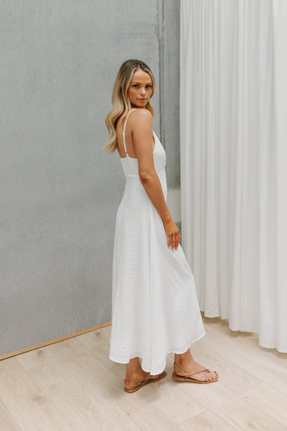 Hyacinth Maxi Dress - White No