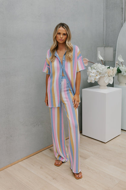 Imani Set - Pastel Stripe Knit