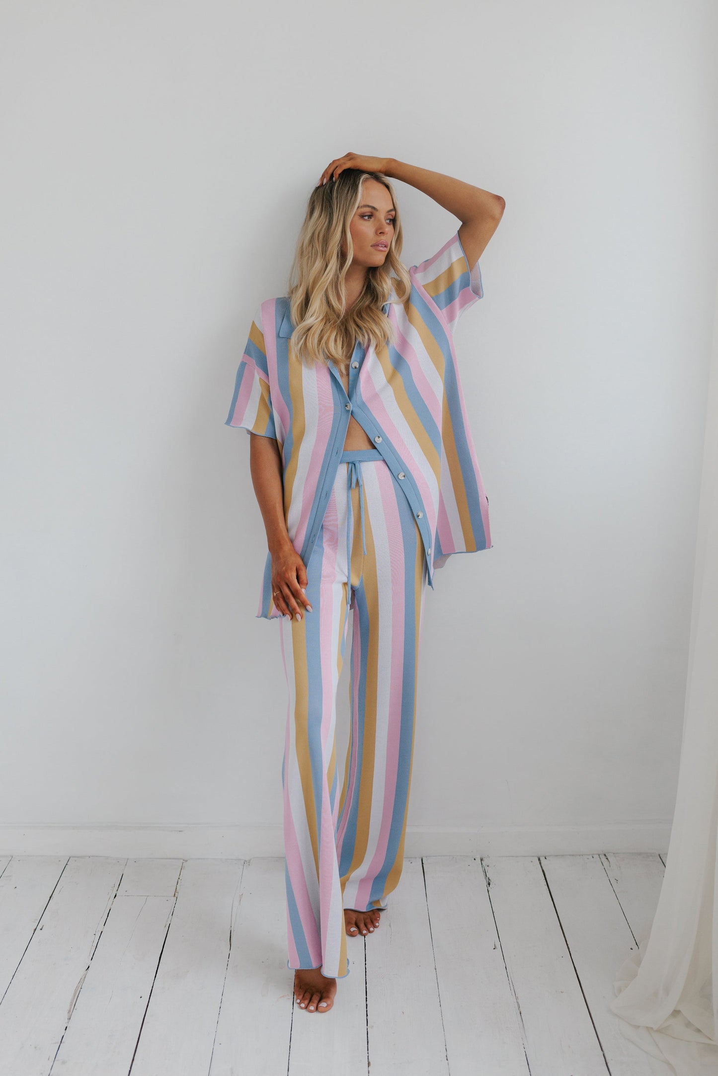 Imani Set - Pastel Stripe Knit