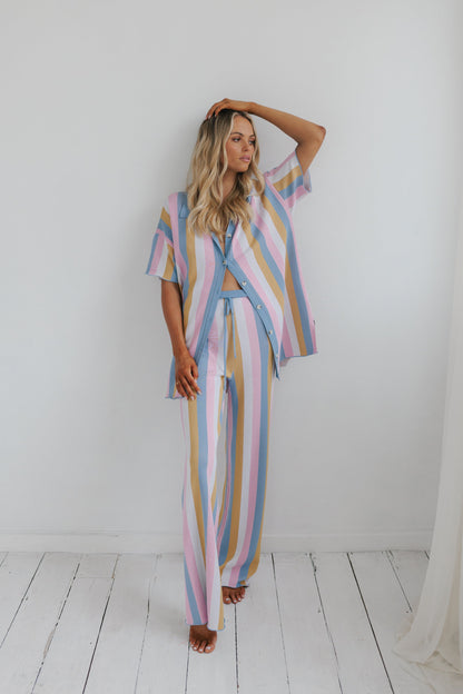 Imani Set - Pastel Stripe Knit