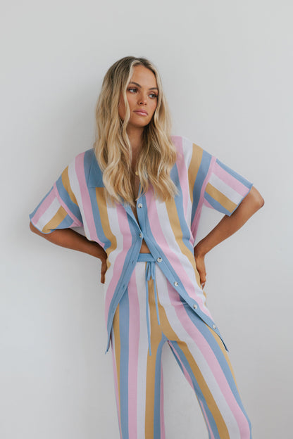 Imani Set - Pastel Stripe Knit