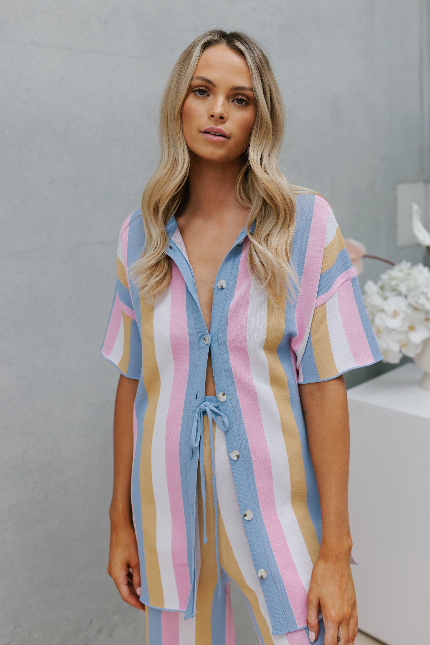 Imani Set - Pastel Stripe Knit