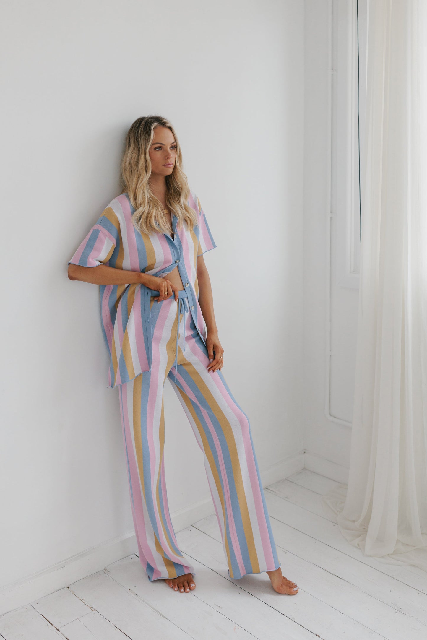 Imani Set - Pastel Stripe Knit
