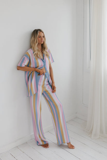 Imani Set - Pastel Stripe Knit