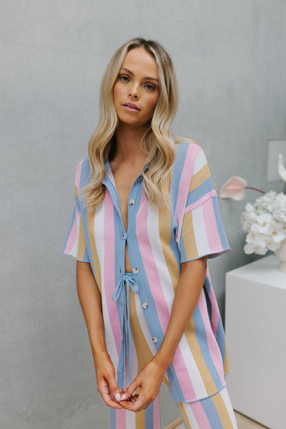 Imani Set - Pastel Stripe Knit