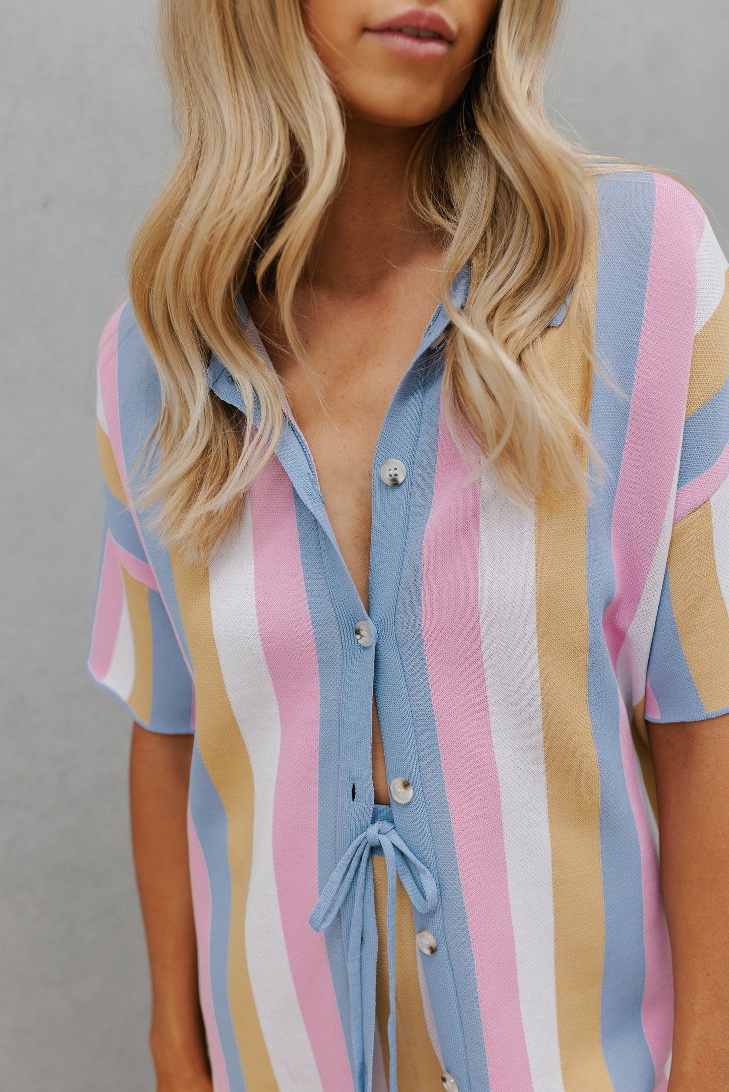 Imani Set - Pastel Stripe Knit
