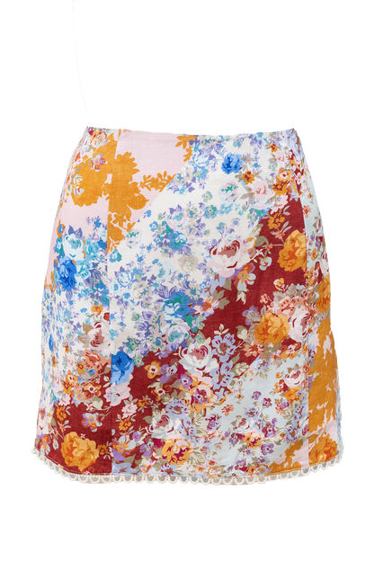 Aprire Mini Skirt - Bloom Floral Print