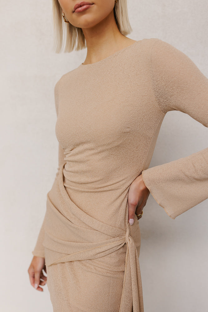 Qarrah Mini Dress - Sand