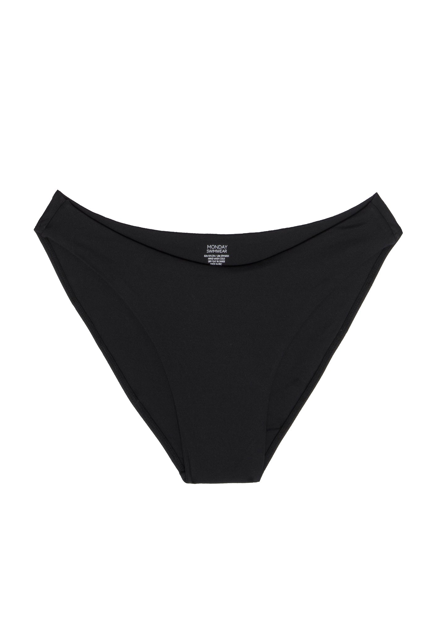 Seychelles Bottom - Black (Modest Coverage)