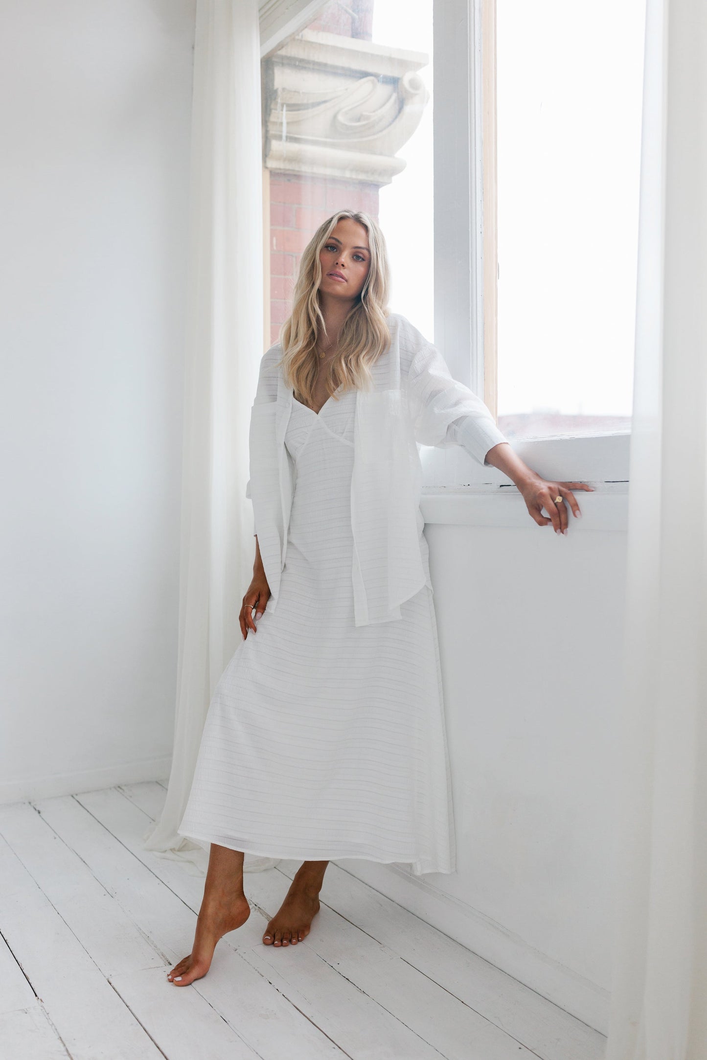 Hyacinth Maxi Dress - White No