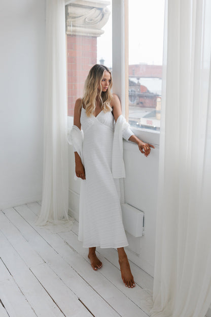 Hyacinth Maxi Dress - White No