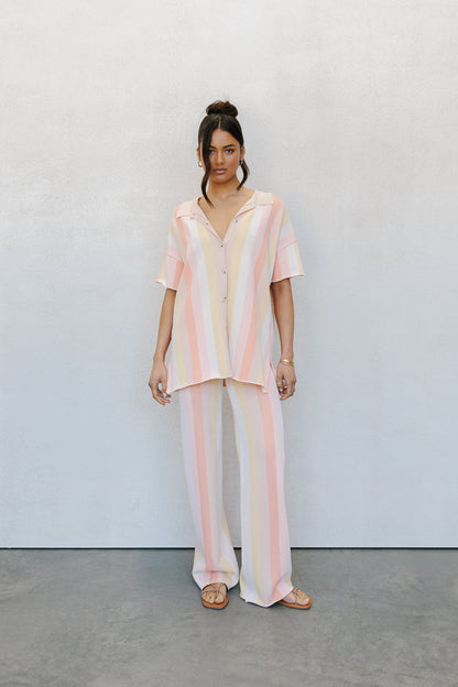 Imani Set - Sorbet Stripe Knit