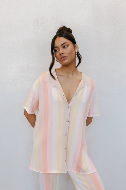 Imani Set - Sorbet Stripe Knit