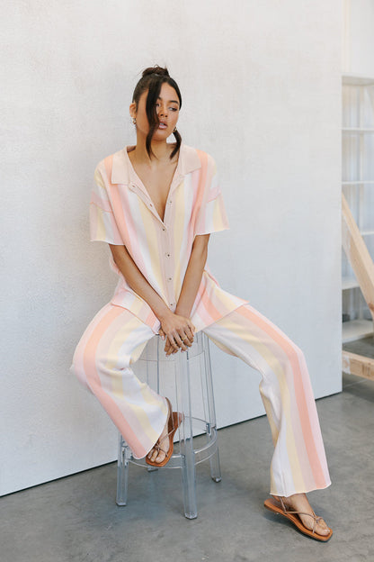 Imani Set - Sorbet Stripe Knit