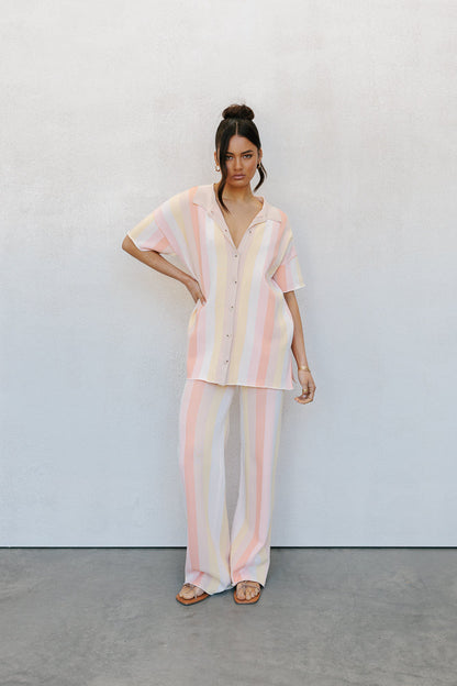 Imani Set - Sorbet Stripe Knit