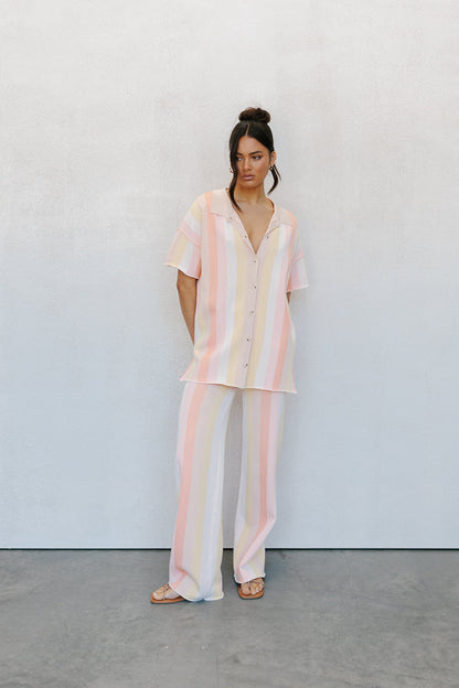 Imani Set - Sorbet Stripe Knit