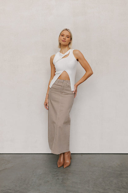 Whitlee Top - White Knit