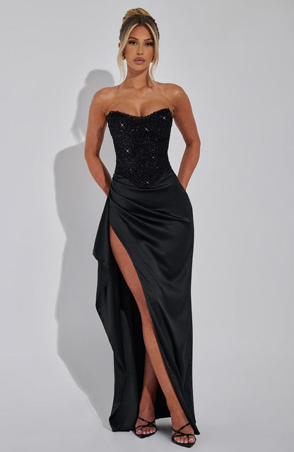 Midnight Elegance Dress - Black