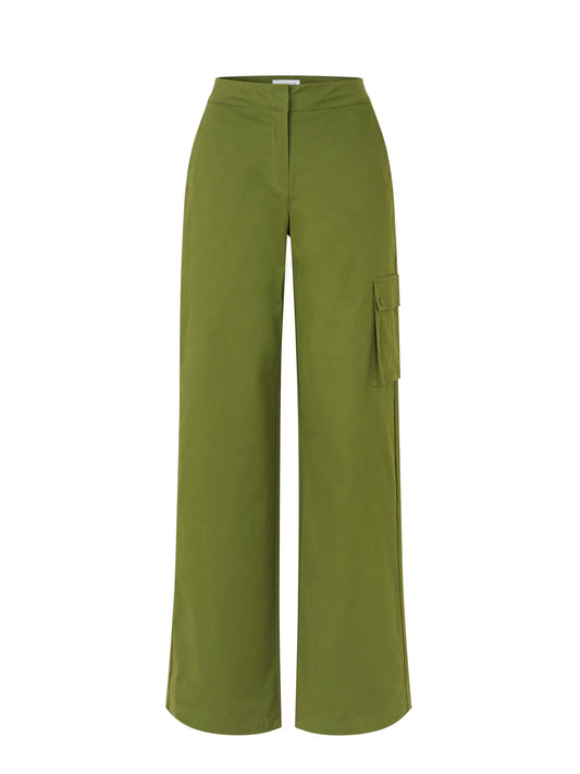 TALL Canvas trousers - green