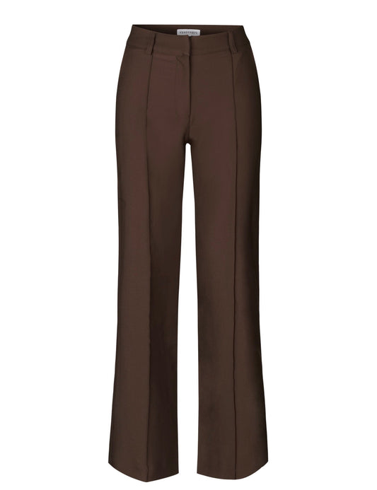 TALL Vera Wide trousers - dark brown