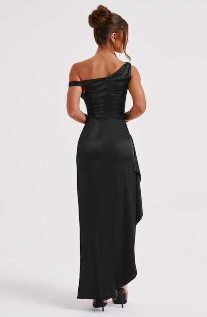 Eternal Elegance Maxi Dress - Black