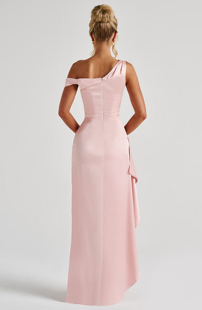 Eternal Elegance Maxi Dress - Blush