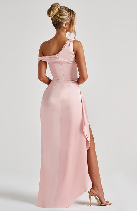 Eternal Elegance Maxi Dress - Blush