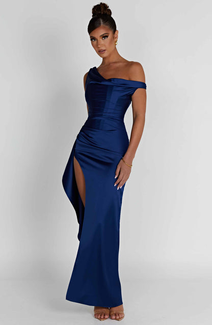 Eternal Elegance Maxi Dress - Navy