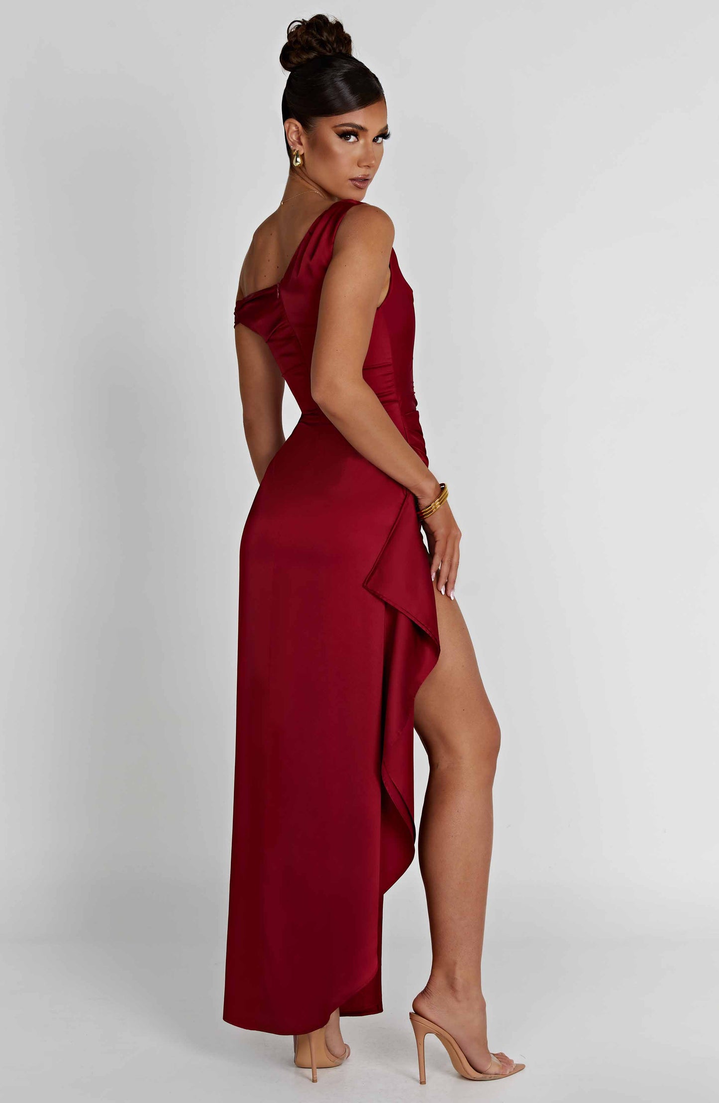 Eternal Elegance Maxi Dress - Wine
