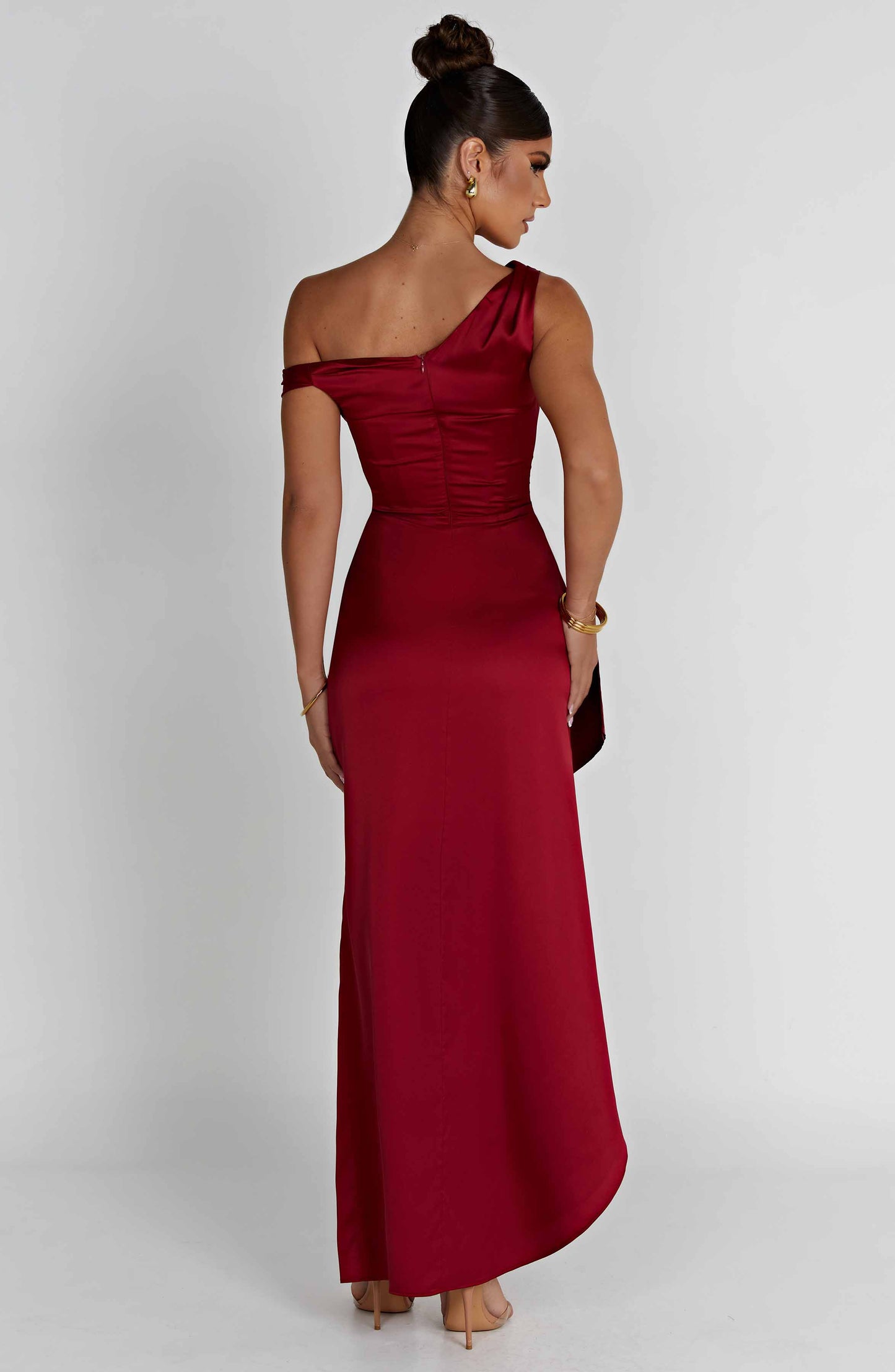 Eternal Elegance Maxi Dress - Wine