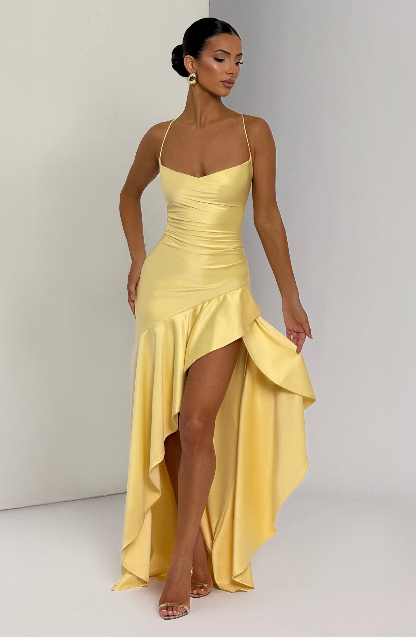 Muse Maxi Dress - Lemon