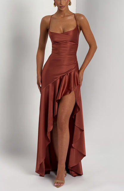 Muse Maxi Dress - Rust