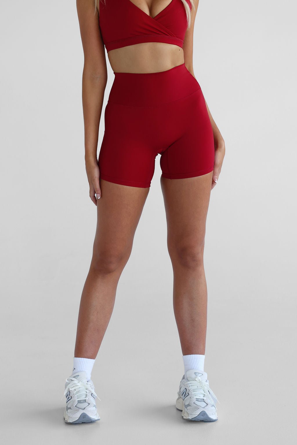 PowerFlex Halter Shorts - Cherry