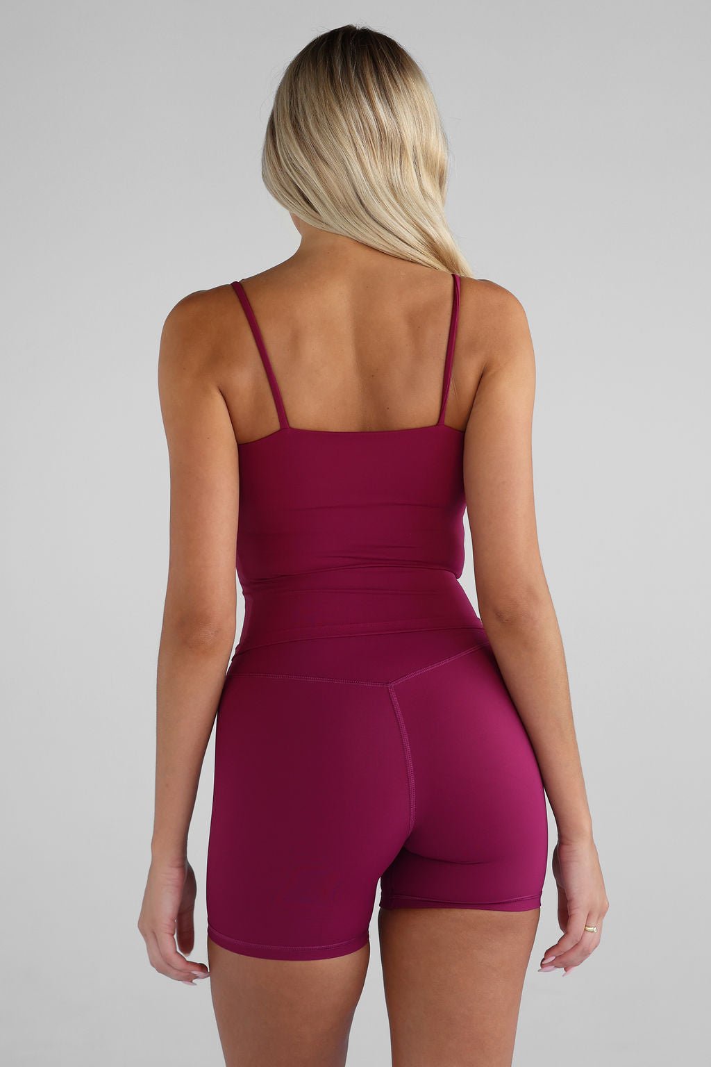 PowerFlex Halter Shorts - Sangria