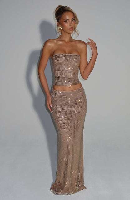 Golden Hour Glam Top - Gold